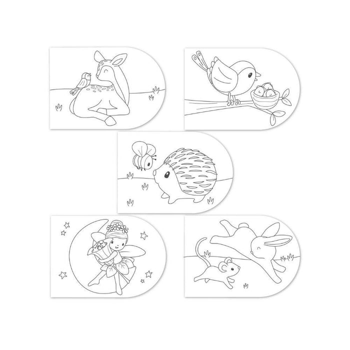 Livro para Colorir com Aguarelas Little Dutch Fairy Garden