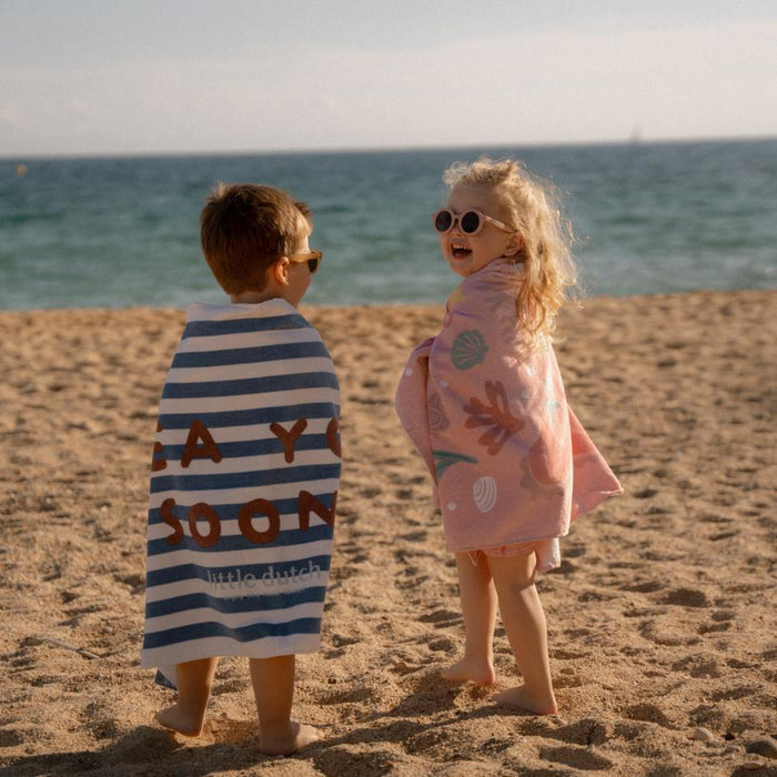 Toalha de Praia Little Dutch Ocean Treasures Pink