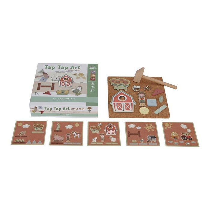 Set para Martelar Formas em Madeira Little Dutch Little Farm