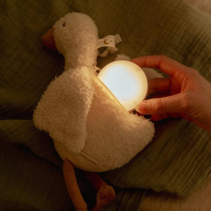 Peluche Little Dutch com Luz Led e Som Little Goose 23cm