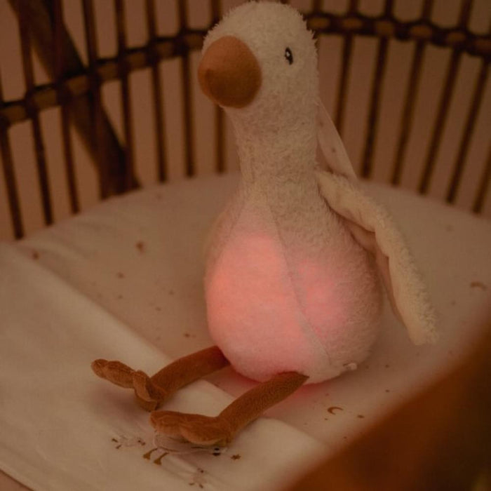 Peluche Little Dutch com Luz Led e Som Little Goose 23cm