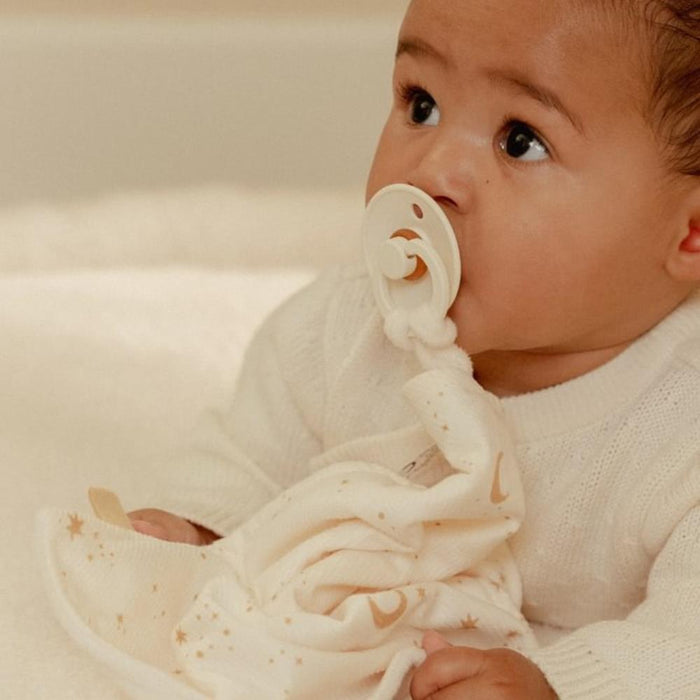 Doudou com Mordedor e Fita para Chupeta Little Dutch Newborn Naturals