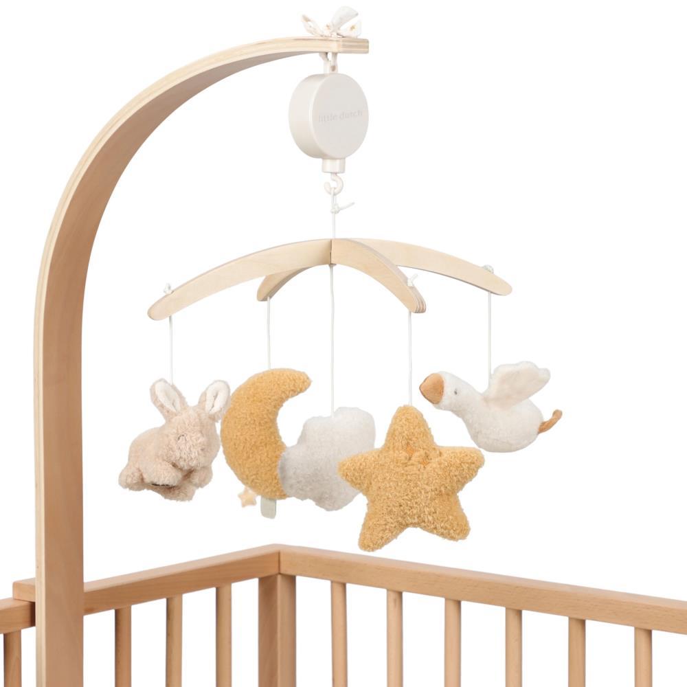 Little Dutch Newborn Naturals Wooden Musical Mobile