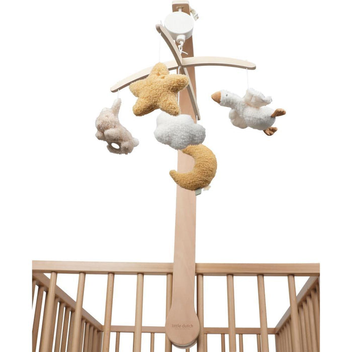 Móbile Musical em Madeira Little Dutch Newborn Naturals