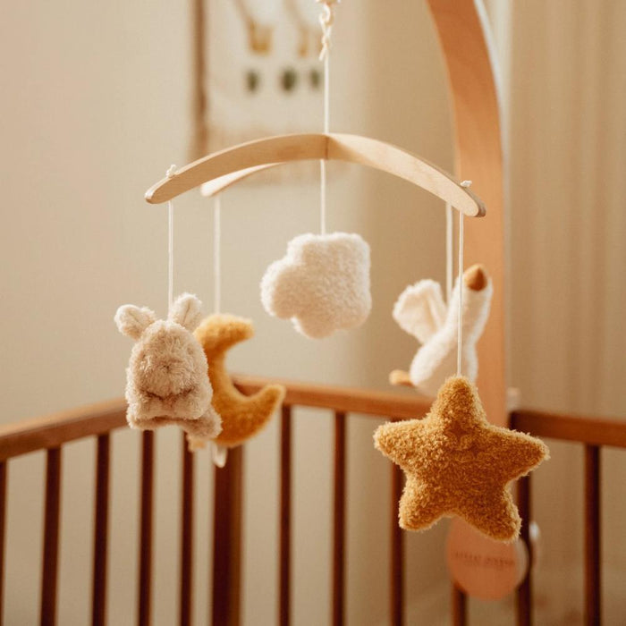 Móbile Musical em Madeira Little Dutch Newborn Naturals