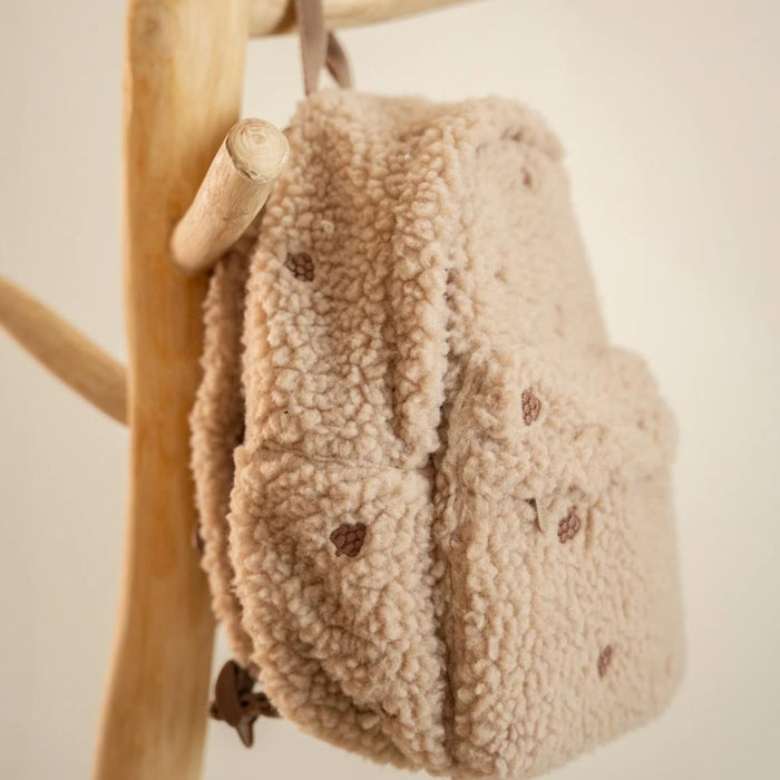 Mochila Little Dutch Teddy Taupe 29cm