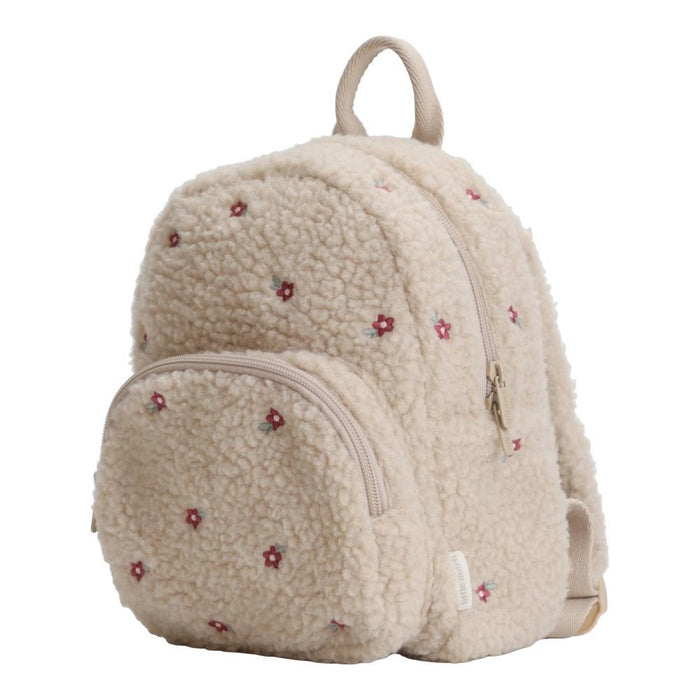 Mochila Little Dutch Teddy Sand 29cm