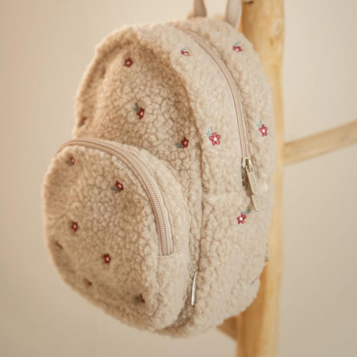 Mochila Little Dutch Teddy Sand 29cm