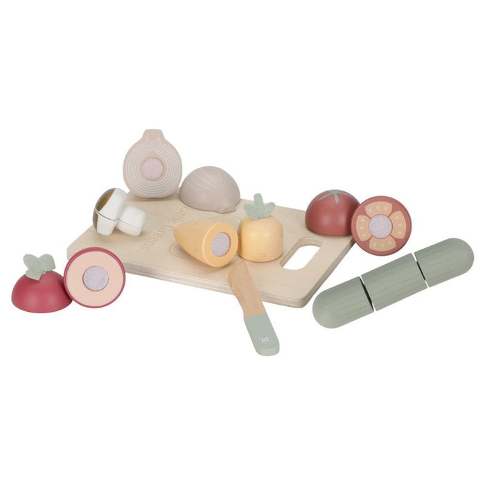 Tábua com Vegetais para Cortar em Madeira Little Dutch