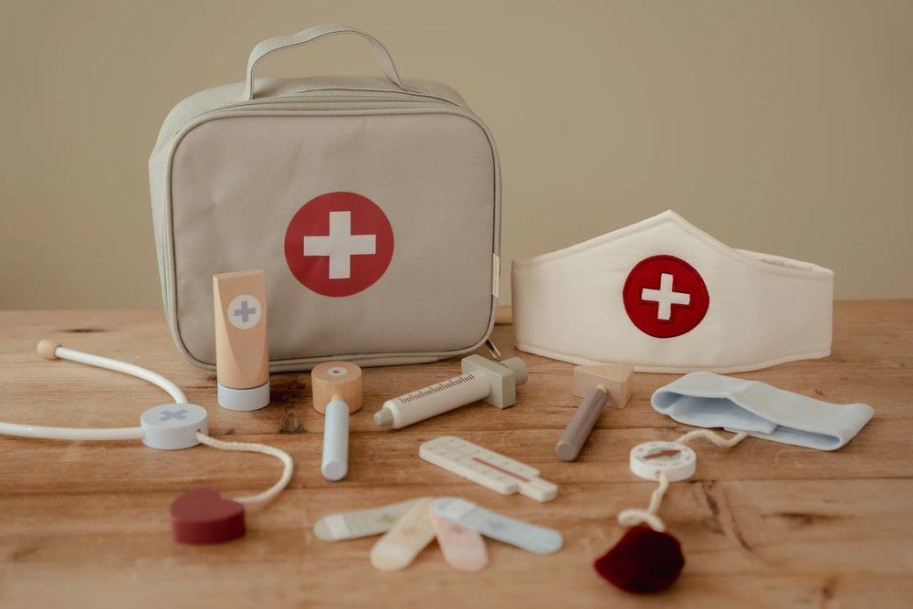 Mala de Médico Little Dutch com 10 Acessórios em Madeira