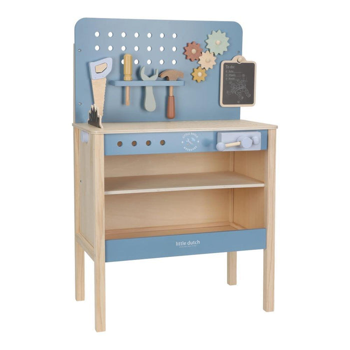 Bancada de Ferramentas em Madeira Little Dutch Azul