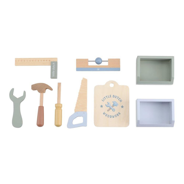 Bancada de Ferramentas em Madeira Little Dutch Azul