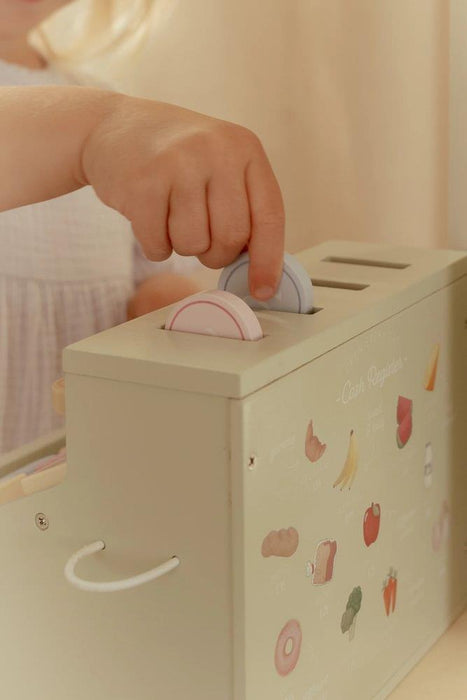 Caixa Registadora com Scanner em Madeira Little Dutch