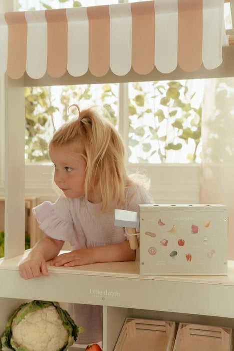 Caixa Registadora com Scanner em Madeira Little Dutch