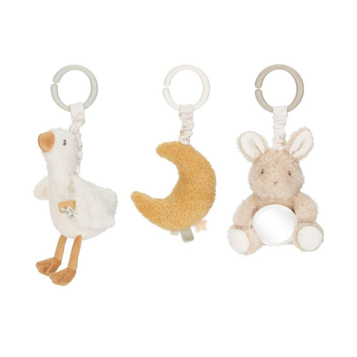 3 Peluches com Argola Little Dutch Newborn Naturals com Vibração