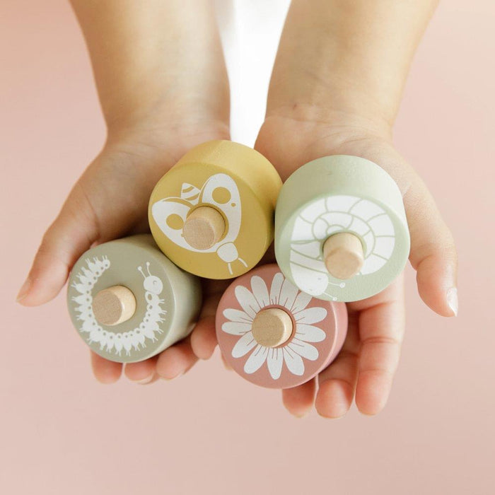 Pista de Veículos em Madeira Little Dutch Wild Flowers Pink