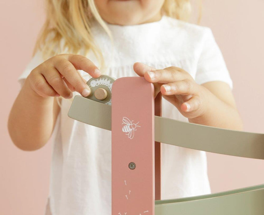 Pista de Veículos em Madeira Little Dutch Wild Flowers Pink