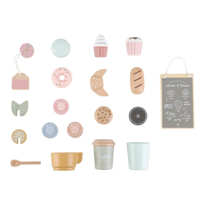 Cafeteira em Madeira com Acessórios em Madeira Little Dutch Mint