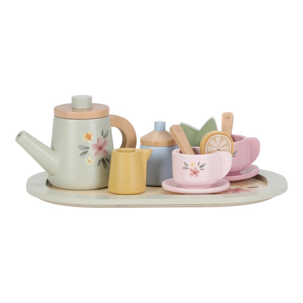 Little Dutch Wooden Tea Set Flowers