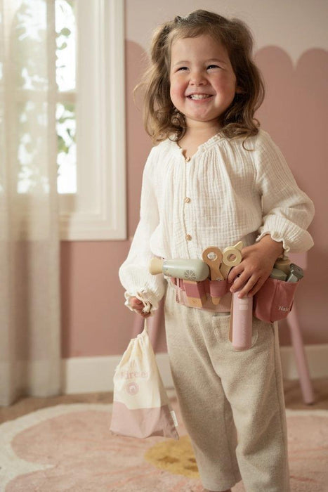 Cinto com Conjunto de Cabeleireiro em Madeira Little Dutch