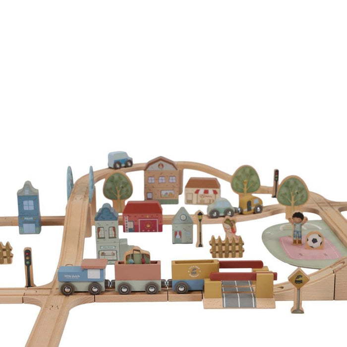 Pista de Comboio e Figuras XL em Madeira