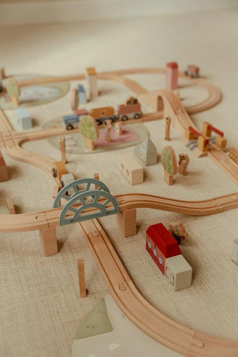 Pista de Comboio e Figuras XL em Madeira