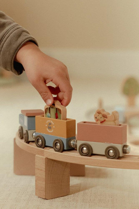 Pista de Comboio e Figuras XL em Madeira