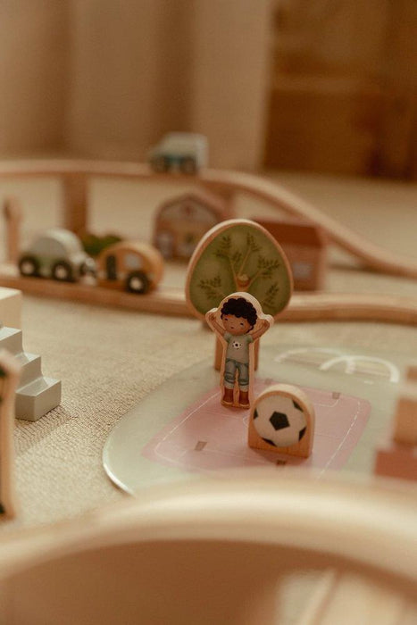 Pista de Comboio e Figuras XL em Madeira