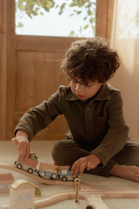 Pista de Comboio e Figuras XL em Madeira