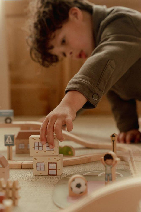 Pista de Comboio e Figuras XL em Madeira