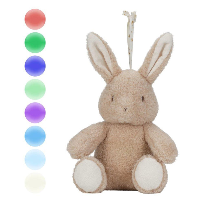 Peluche Little Dutch com Luz Led e Som Cuddle Bunny 23cm