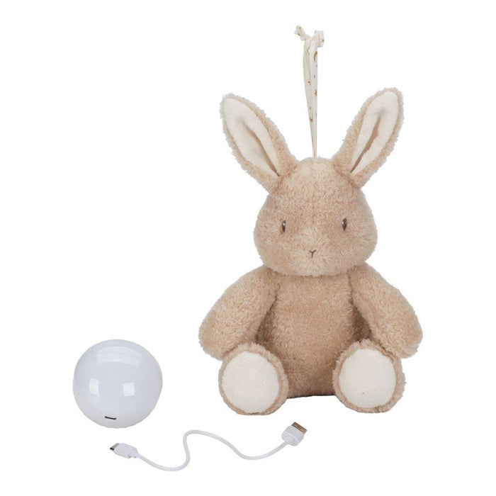 Peluche Little Dutch com Luz Led e Som Cuddle Bunny 23cm