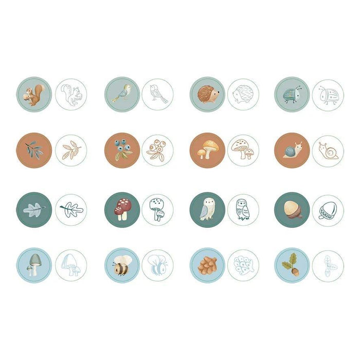 16 Carimbos Little Dutch Forest Friends