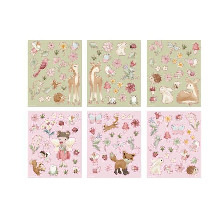 100 Autocolantes e 2 Cenários Little Dutch Fairy Garden