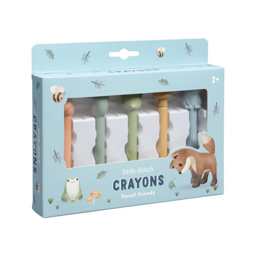 Little Dutch Forest Friends Wax Crayons
