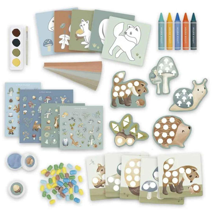 Caixa de Atividades Artísticas XL Little Dutch Forest Friends