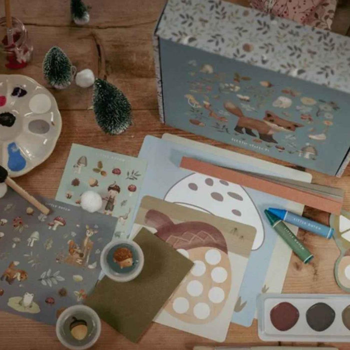 Caixa de Atividades Artísticas XL Little Dutch Forest Friends
