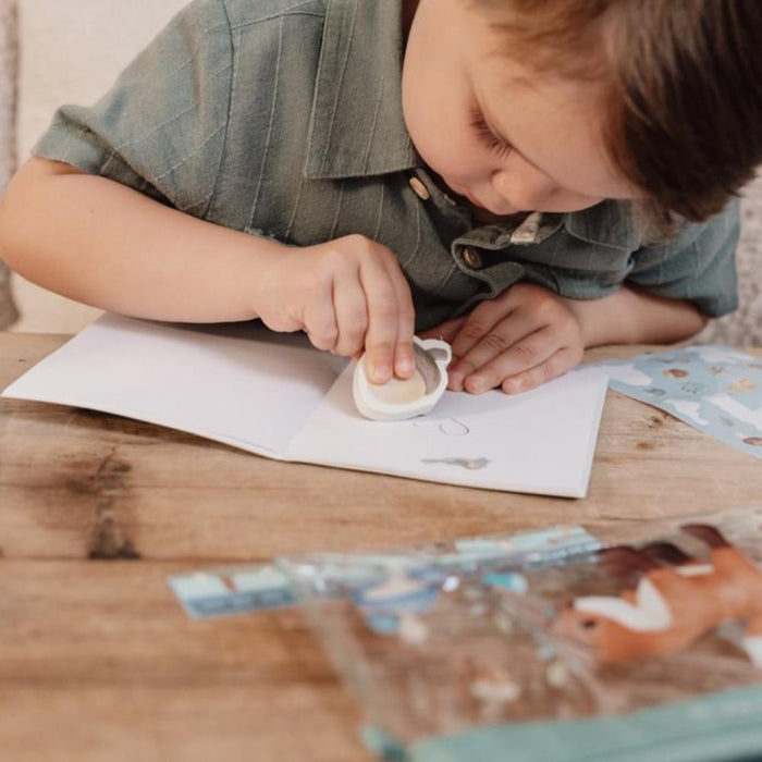 Conjunto de Papelaria com Estojo Little Dutch Forest Friends