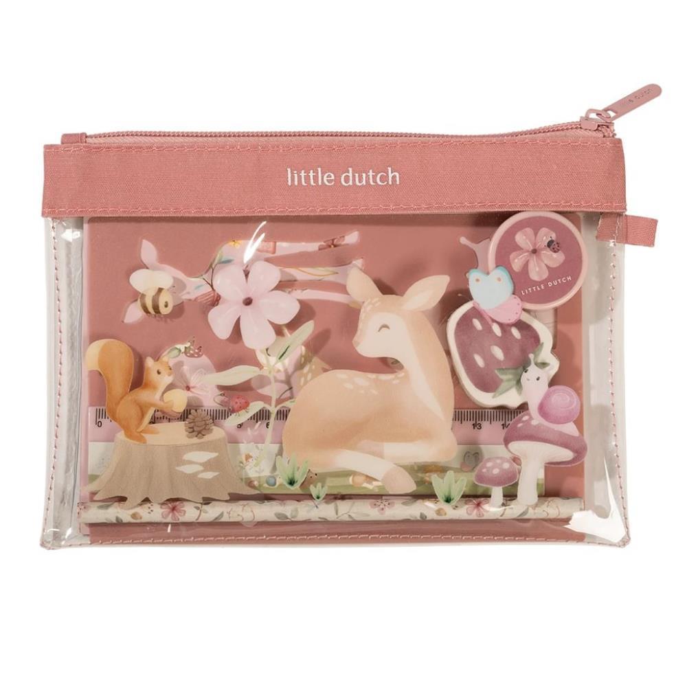 Little Dutch Fairy Garden Stationery Set with Pencil Case