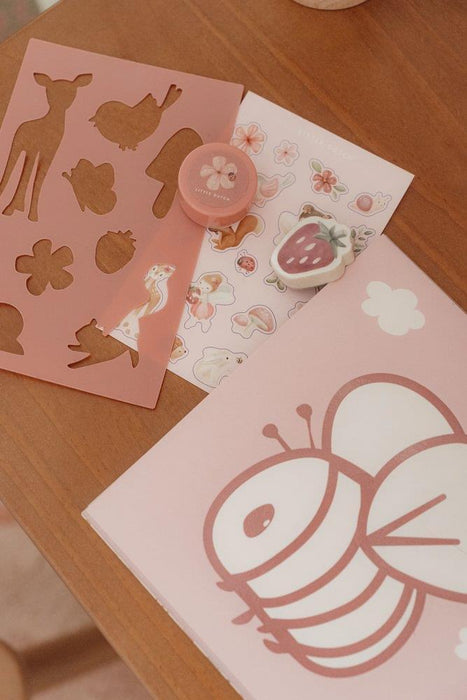 Conjunto de Papelaria com Estojo Little Dutch Fairy Garden