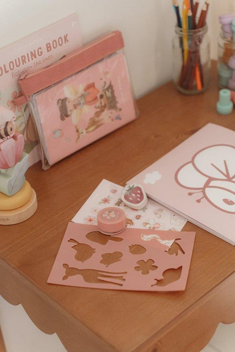 Conjunto de Papelaria com Estojo Little Dutch Fairy Garden