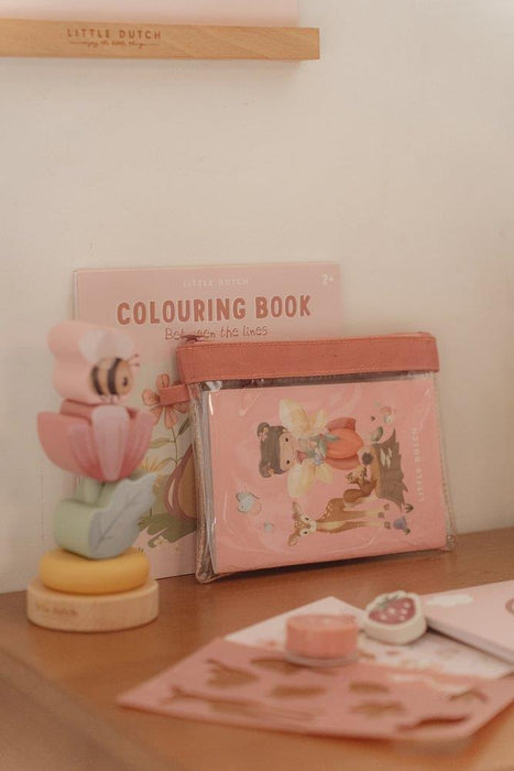 Conjunto de Papelaria com Estojo Little Dutch Fairy Garden