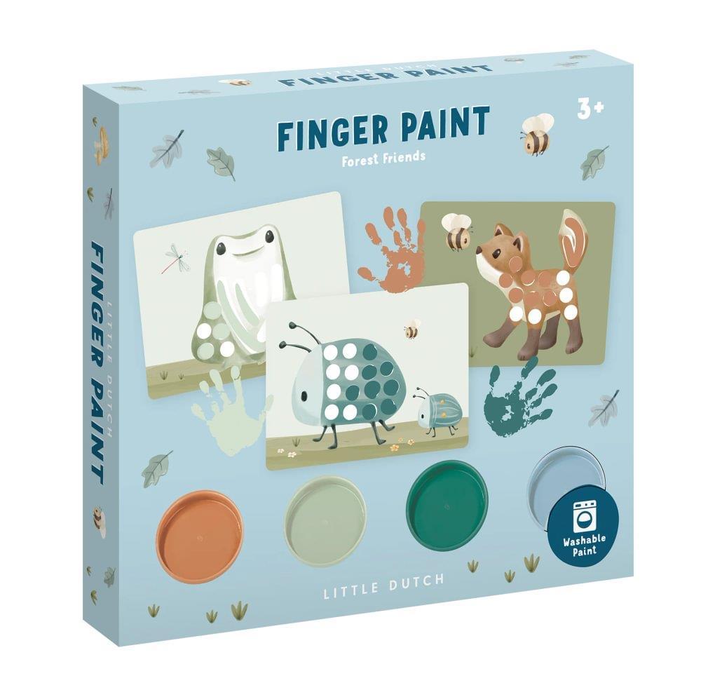 Little Dutch Forest Friends Finger Paint Set