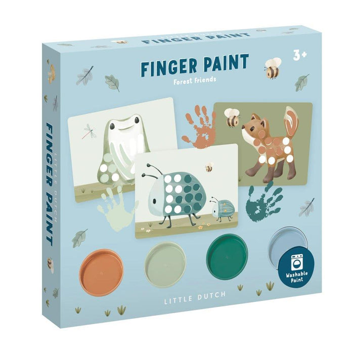 Conjunto de Pintar com os Dedos Little Dutch Forest Friends