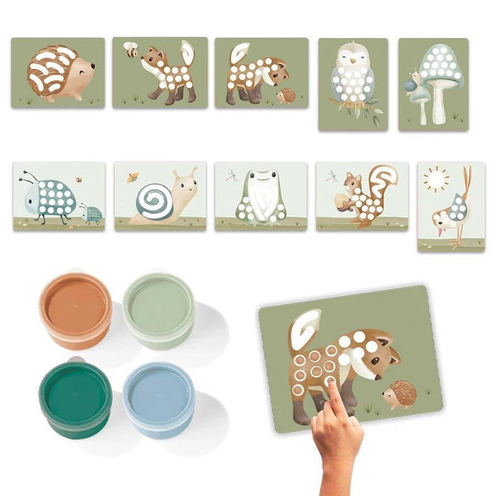 Conjunto de Pintar com os Dedos Little Dutch Forest Friends