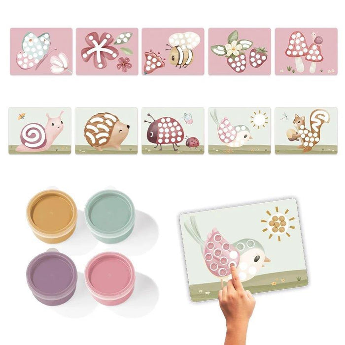 Conjunto de Pintar com os Dedos Little Dutch Fairy Garden