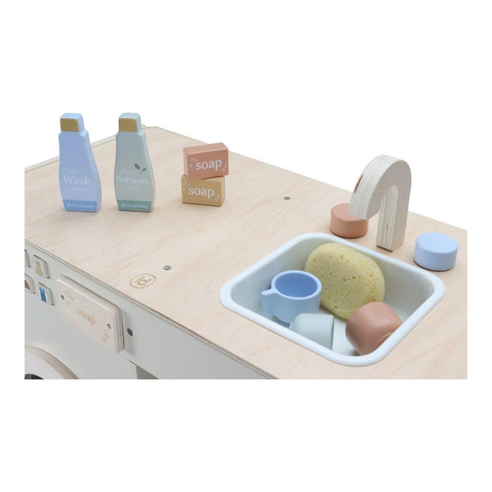 Bancada de Cozinha e Máquina Lavar Roupa em Madeira Little Dutch Essentials