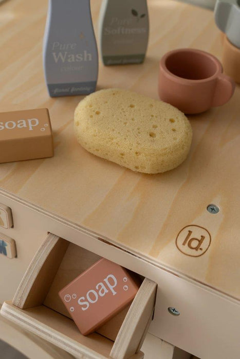 Bancada de Cozinha e Máquina Lavar Roupa em Madeira Little Dutch Essentials