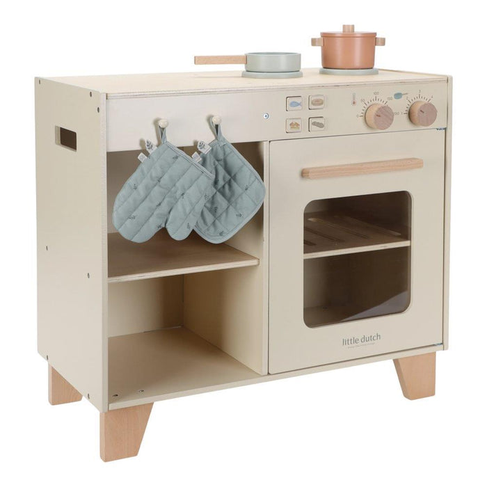 Bancada de Cozinha, Fogão e Forno em Madeira Little Dutch Essentials