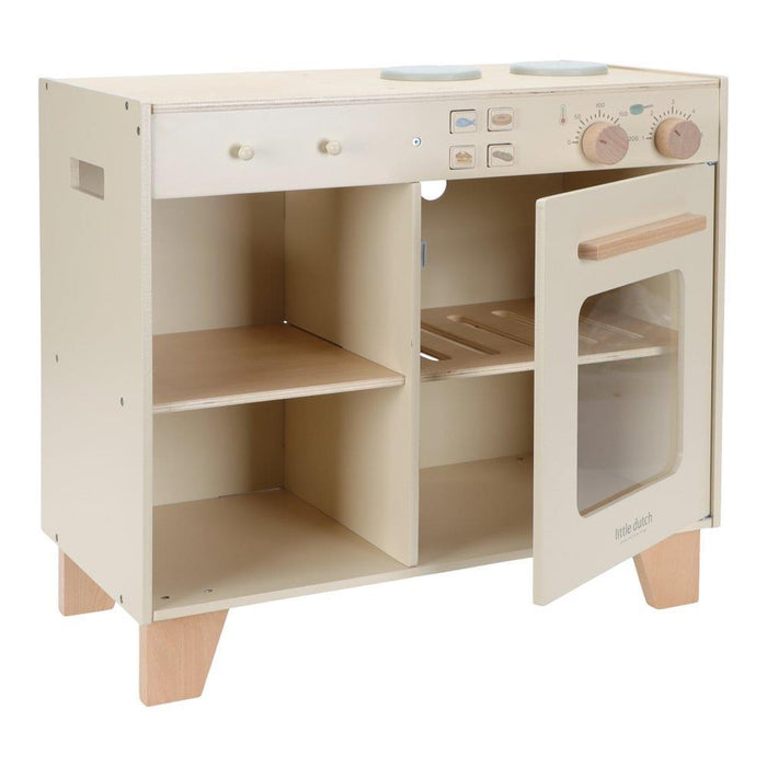 Bancada de Cozinha, Fogão e Forno em Madeira Little Dutch Essentials
